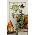 thumbnail image 2 of DecMode Multi Colored Metal Turtle Wall Decor (2 Count), 2 of 8