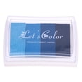 thumbnail image 1 of Almohadilla Tinta Degradada 4 Colores Sello Bricolaje Papelería Impresión Almohadilla Tinta Color(1), 1 of 7
