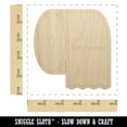 thumbnail image 2 of Toilet Paper Roll Icon Wood Shape Unfinished Piece Cutout Craft DIY Projects - 4.70 Inch Size - 1/8 Inch Thick, 2 of 7