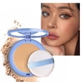 thumbnail image 1 of Silky Mist Powder Cake Long Lasting Waterproof Natural Nude Makeup Natural Concealer Long Lasting Oil Control Setting Powder, Skincare Lotion, 1 of 9