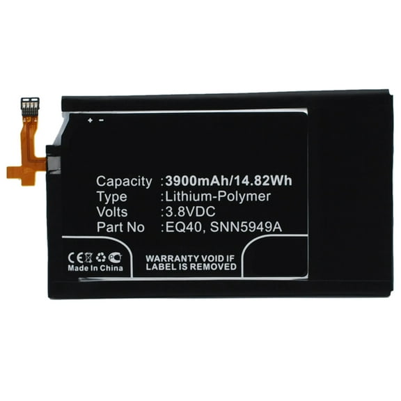 Batteries N Accessories BNA-WB-P3898 Cell Phone Battery - Li-Pol, 3.8, 3900mAh, Ultra High Capacity Battery - Replacement for Motorola EQ40, SNN5949A Battery