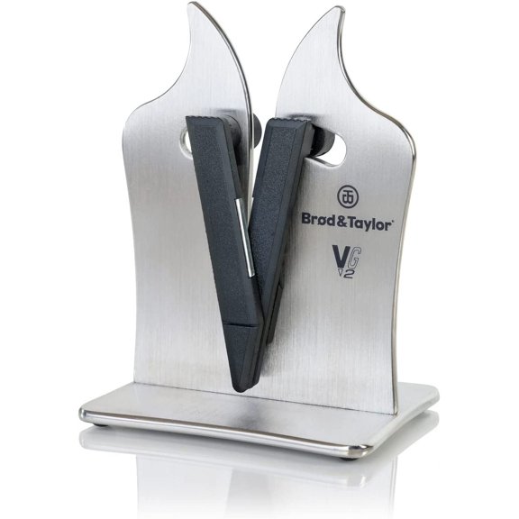 Brod & Taylor VG2 Professional Knife Sharpener | 3-Action Tungsten Carbide (Stainless Steel)