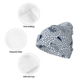 thumbnail image 3 of Lsque Shells And Sand Pattern Knitted Beanie, Unisex Winter Hat, Knit Hat Winter Beanies Thick Fisherman Beanies Cuffed Plain Skull Caps, 3 of 6