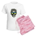 thumbnail image 6 of CafePress - Cool Ukraine Flag Ukrainian Pride Native H Pajamas - Women's Short Sleeve Print T-Shirt and Pants Light Cotton Pajama Set, 6 of 7