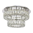 thumbnail image 3 of Elegant Lighting 3503F18L2C Monroe LED Light Flush Mount, Chrome, 3 of 4