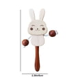 thumbnail image 4 of Wooden Baby Rattle Toy, Easy‑Grasp Ergonomic Handle, BPA‑Free Safe Natural Timber, Infant Sensory Teething Toy, Early Educational Hand Shaking Developmental Toy, for Newborn Boy Girl Gift, 4 of 7