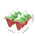 thumbnail image 6 of WKSCLPAI Popsicle Mold Set Clearance,6-Cavity Watermelon Popsicle Maker,Reusable Ice Cream Molds - Dishwasher Safe,BPA-Free Homemade Popsicle Molds,Non-Stick Flat Design, 6 of 6