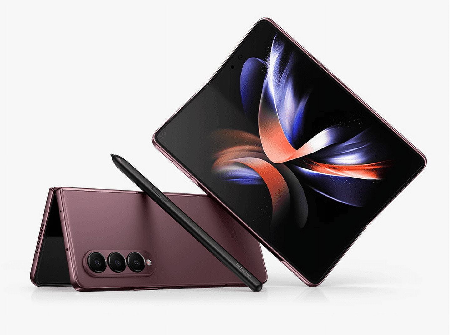 Restored Samsung Galaxy Z Fold 4 5G F936U 256GB T-Mobile (Burgundy) Smartphone (Refurbished)