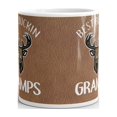 thumbnail image 3 of 15 oz Cool Grandpa Ever Best Buckin' Gramps Western Grandfather Gifts Ceramic Coffee Mug, 3 of 3