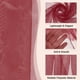 thumbnail image 3 of Tela de Tul de Organza Uxcell Cristal Transparente y Sedoso para Correr Mesa de Manualidades, Burdeos, 3 of 7