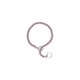 thumbnail image 1 of Terreno Perro Collar Deslizante De Cadena Con Cordones, 24 Pulgadas X 3,9 Mm, Rosa/Gris, 1 of 1