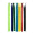 thumbnail image 4 of Nylon Drumsticks Drum Stick with Strong Elasticity Compatible Unbreakable Musical Instrument Handles Drop-shaped for Kids Adults Dark Blue, 4 of 8