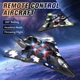 thumbnail image 4 of Radio Control Airplanes,Foam RC Airplane Jet , Remote Control Airplanes ,With 2 Batteries, RC Planes for Kids Adults 8-16, 360° Flip Fighter Jet Toys, Stunt Roll, Airplane drone for kids Toy Gifts, 4 of 8