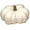 milky white, variant on Large Artificial Pumpkin, 12.6inch Hand-Made Fake Pumpkin for Fall Harvest Festival Thanksgiving Halloween Decor (Orange Speckles)