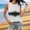 009 White, variant on Women's Leaf Print Sleeveless Tank Top Casual Crew Neck Beach Cover Up Top