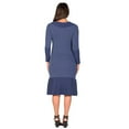thumbnail image 2 of Womens Ribbed Knit Midi Dress, 2 of 4