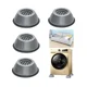 thumbnail image 1 of 4 Piezas Almohadillas Antivibración para Pies de Goma para Lavadora Almohadillas para Pies para Lavadora Almohadilla Antivibración, para Lavadora y Secadora JM MX-0138468FYD, 1 of 5