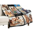 thumbnail image 3 of Personalised Blankets for Adults, Personalised Photo Blankets, Custom Blanket with Pictures, Personalised Gifts for Women Men, Personalised Birthday Gifts for Best Friends, 3 of 6