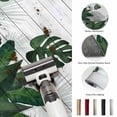 thumbnail image 5 of Round Area Rugs 3.3Ft, Palm Leaves Non-Slip Washable Circle Rugs Carpet, Tropical Botanical Leaf Summer Wooden Gray Indoor Outdoor Rug Floor Mats Throw Runner for Bedroom Living Room Bathroom, 5 of 8