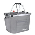 thumbnail image 3 of Lixada Foldable Bicycle Basket Bicycle Handlebar Front Basket Pet Carrying Bag Suitable for Shopping Commuting, 3 of 8
