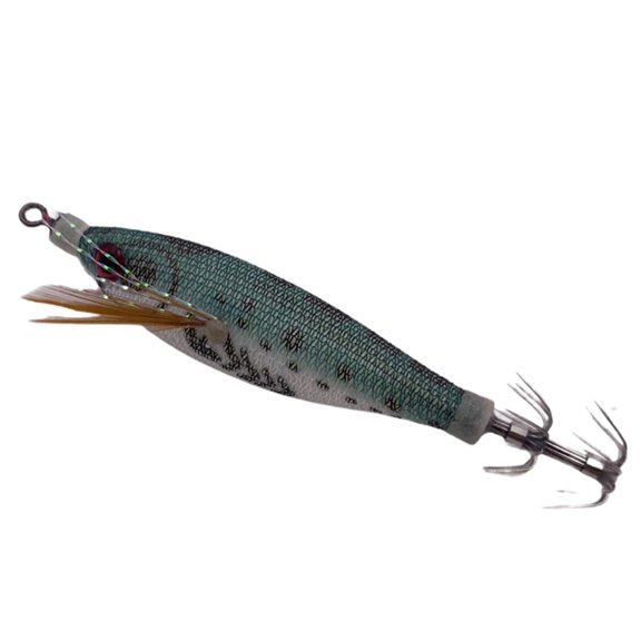 Mightlink 8cm/6g Luminous Shrimp Bait Sharp Squid Hook Simulation 3D Fisheye Jigging Fishing Outdoor Sea Fishing Artificial Hard Lure Bait Fishing Tackle