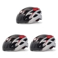 thumbnail image 3 of Casco de ciclismo Soidarity para mujeres adultas Plata y rojo Tamaño libre, 3 of 6