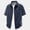 A_ Blue, variant on Men's Dual Chest Pocket Utility Shirt, Casual Workwear Style Short Sleeve Button-Down Beige M