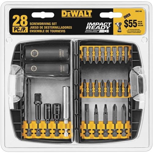 DEWALT DT71514-QZ Extreme Impact Schraubendreher-Set 6-teilig – Schnelles Wechseln Für Sechskant-Bits