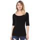 thumbnail image 1 of Día de San Patricio Camiseta Suave De Media Manga Con Cuello Redondo Entallado Para Mujer Negro XXL, 1 of 6