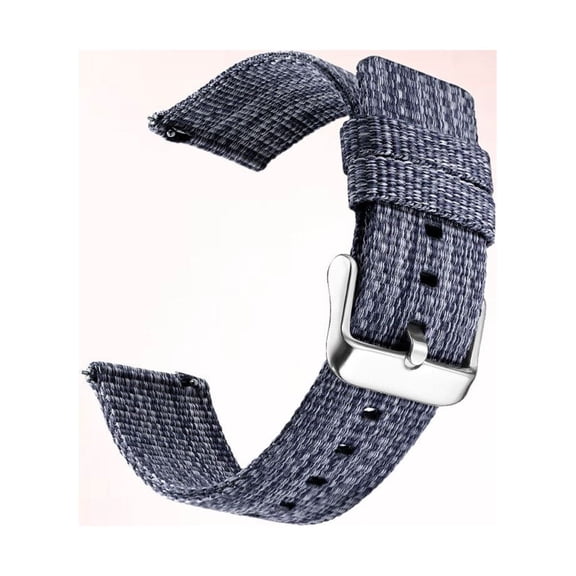 WHAMVOX 22mm Canvas Replacement Watch Strap Band Fashion Accessory for Men and Women Watches