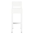 thumbnail image 2 of SAFAVIEH Landry 38 in. High Outdoor Patio Rattan Bar Stool, White, 2 of 7