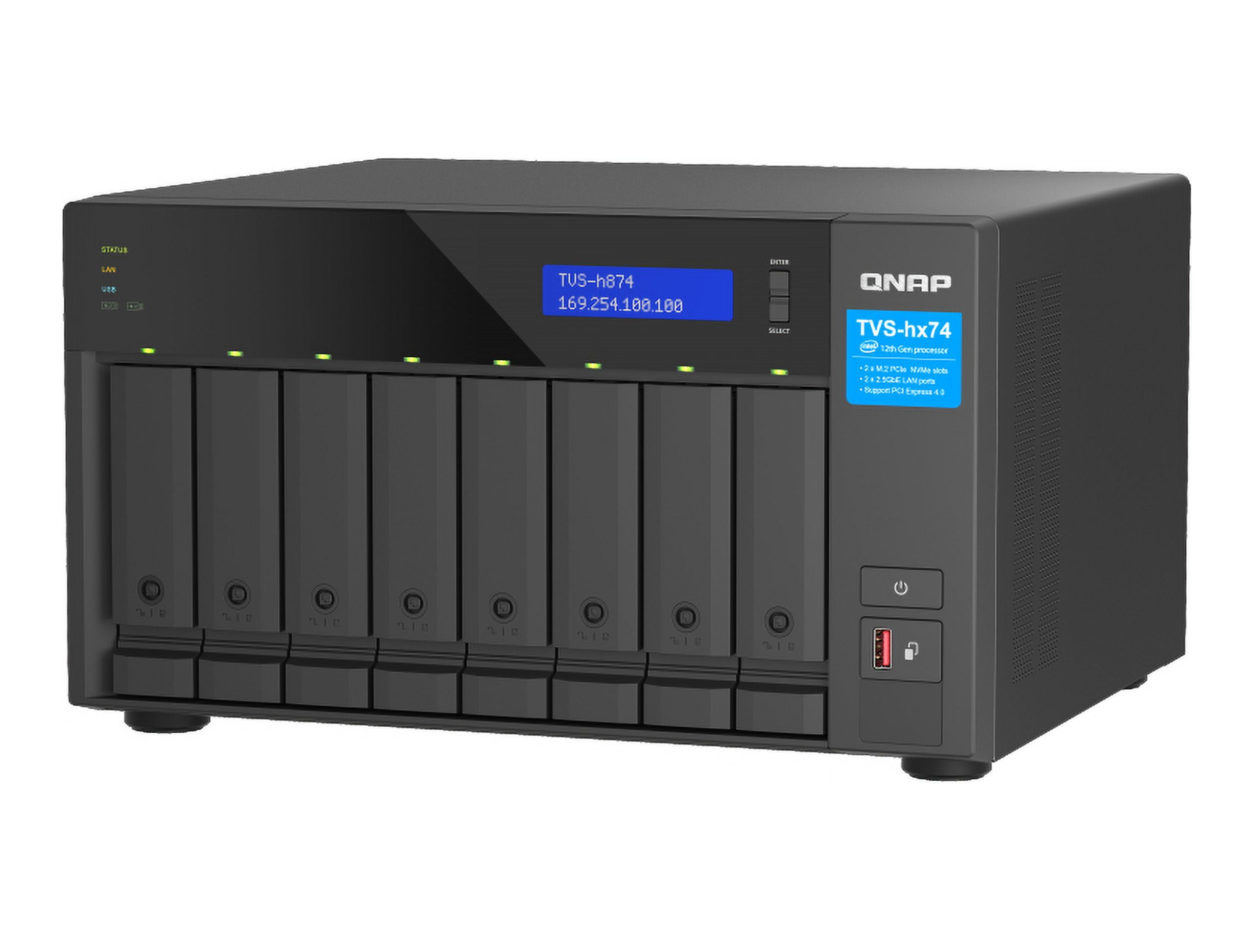 QNAP TVS-h874-i5 8-Bay Ultra-High Speed NAS Enclosure