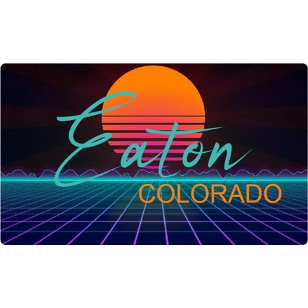 

Eaton Colorado 4 X 2.25-Inch Fridge Magnet Retro Neon Design