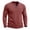 Wine, variant on ZyeKqe Mens Long Sleeve Tops Knitted Button Front Crewneck Casual Lightweight Comfy Workout Athletic Shirts with Pocket