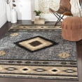 thumbnail image 3 of Mark&Day Area Rugs, 2x8 Oxbow Rustic Charcoal Runner Area Rug, Grey Black Brown Carpet for Hallway, Kitchen, Bedroom or Living Room (2'2" x 7'7" Runner), 3 of 4