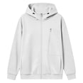 thumbnail image 3 of Vrorvz Full Zip Sweatshirt for Women Hoodies Long Sleeve Shirt Oversized Casual Fashion Jacket with Pocket, 3 of 5