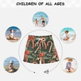 thumbnail image 6 of FORMRS Boys Swim Trunks Quick Dry Mesh Liner Boardshorts Sizes XS-XL, Christmas Holly Bows, 6 of 7