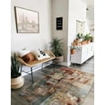 thumbnail image 6 of Moynesa 4'x6' Area Rug for Living Room Modern Abstract Soft Washable Rug Indoor Low Pile Accent Rug Stain Resistance Soft Carpet for Office Couch Entrance Kitchen,Red, 6 of 7