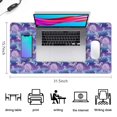 thumbnail image 5 of Long Mouse Pads for Desk,Purple Cartoon Pegasus Moon Pattern Desk Mats on Top Of Desks, Desk Mouse Pad Extra Large with 3mm Non-Slip Base and Stitched Edge for Gaming,Office,Work,Home 31.5"x15.7", 5 of 6