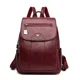 thumbnail image 2 of Mochilas de cuero de lujo para mujeres, para niñas, mochila informal, mochila negra vintage, mochilas escolares para niñas, mochila, 2 of 5