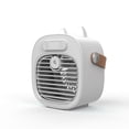 thumbnail image 1 of Bewildely Mini aire acondicionado enfriador de carga portátil hogar Oficina habitación ventilador de interior al aire libre senderismo Electrodomésticos Blanco modelo enchufable, 1 of 6