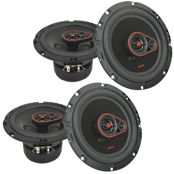 Cerwin Vega H7653 6.5" HED Series 3-Way Coaxial Car Speakers 1360W Peak 240W RMS (2-Pairs, 4-Total)