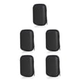 thumbnail image 3 of bedienty Portable Earphone Carry Case with Zipper Earbud Wired Storage Box Data Cable Wire Organizer Multi-purpose Pouch Outdoor Black 5Set, 3 of 6