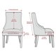 thumbnail image 4 of Funda elástica de terciopelo para silla de comedor, cubierta lavable de Color sólido para sillón inclinado, espalda alta, decoración del hogar, 4 of 5