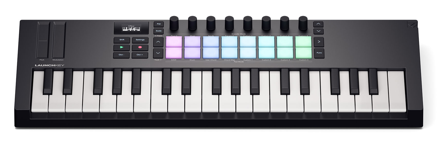 Novation Launchkey Mini 37 MK4 37-Key USB MIDI Keyboard Controller, Black
