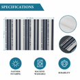 thumbnail image 6 of Navy Blue Geometric Placemats Set of 8, Modern Stripes Art Farmhouse Placemats for Dining Table, Place Mats for Kitchen Tabletop, Waterproof Wipeable Dining Table Mats Set, 6 of 9