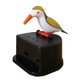 thumbnail image 1 of Palillero para pájaros, creativo palillo para pájaros con forma de pájaro, dorado, 1 of 5