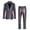 Multicolour, variant on Men'S Sequin Checkered Suit Party Stage Nightclub Dazzling And Cool Performance Suit Set Cozy Stylish Men's Suits
