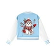 thumbnail image 5 of Staki Christmas Jackets Kids Novelty Christmas Jacket,girls/Girls Ugly Christmas Sweatshirt(Light Blue,3-4 Years), 5 of 7