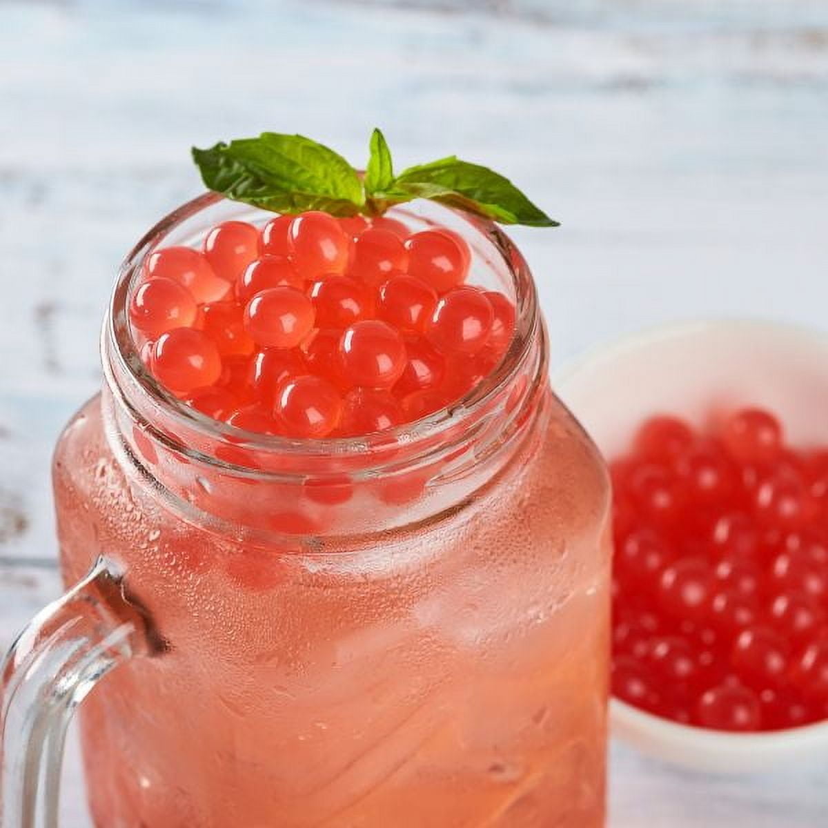 Tea Zone Mango Popping Pearls for Bursting Drinks, Sweet